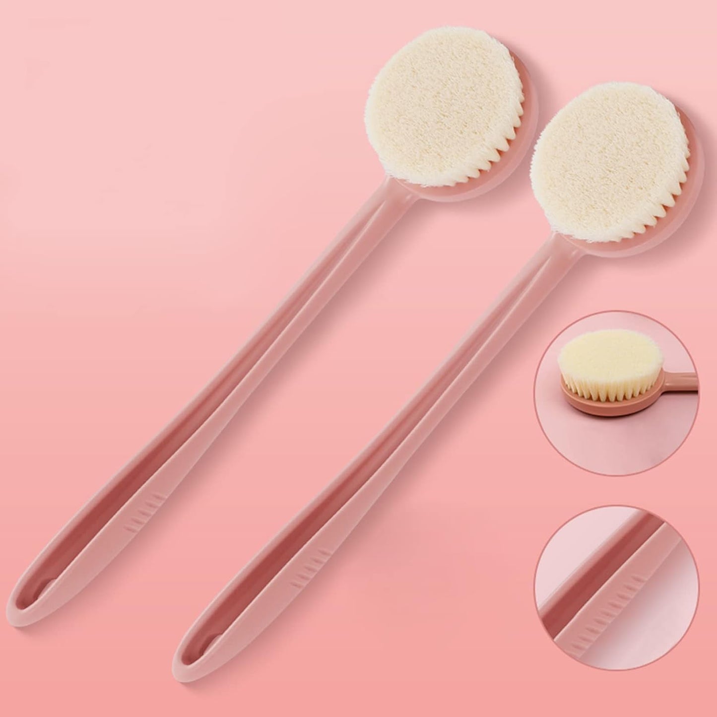 Long Handle Silicone Bath Body Brush Scrubber