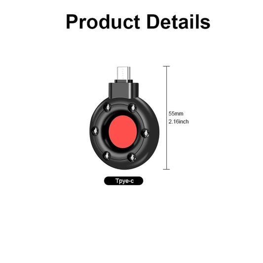 Mini Hidden Camera & Bug Detector – Portable Spy Finder Device