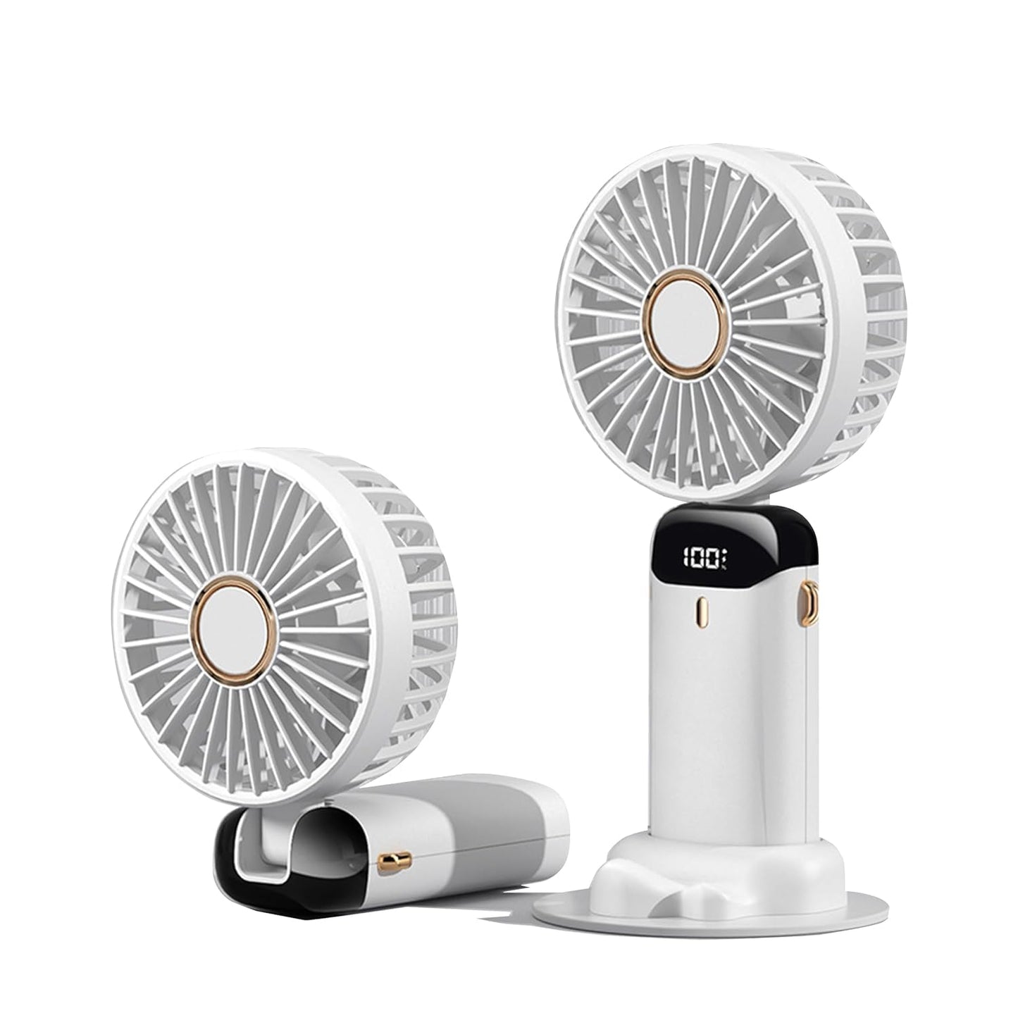3-Speed USB Turbo Fan with Phone Stand