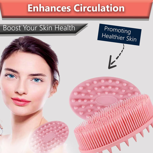 Soft Silicone Body Scrubber Brush for Exfoliation