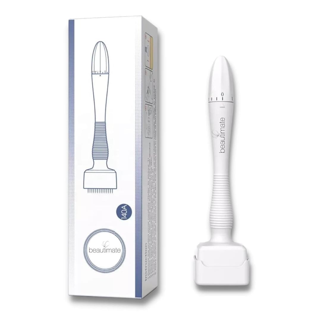 Derma Stamp Adjustable stamp 0.5mm - 3mm, 100 A Titanium micro needles