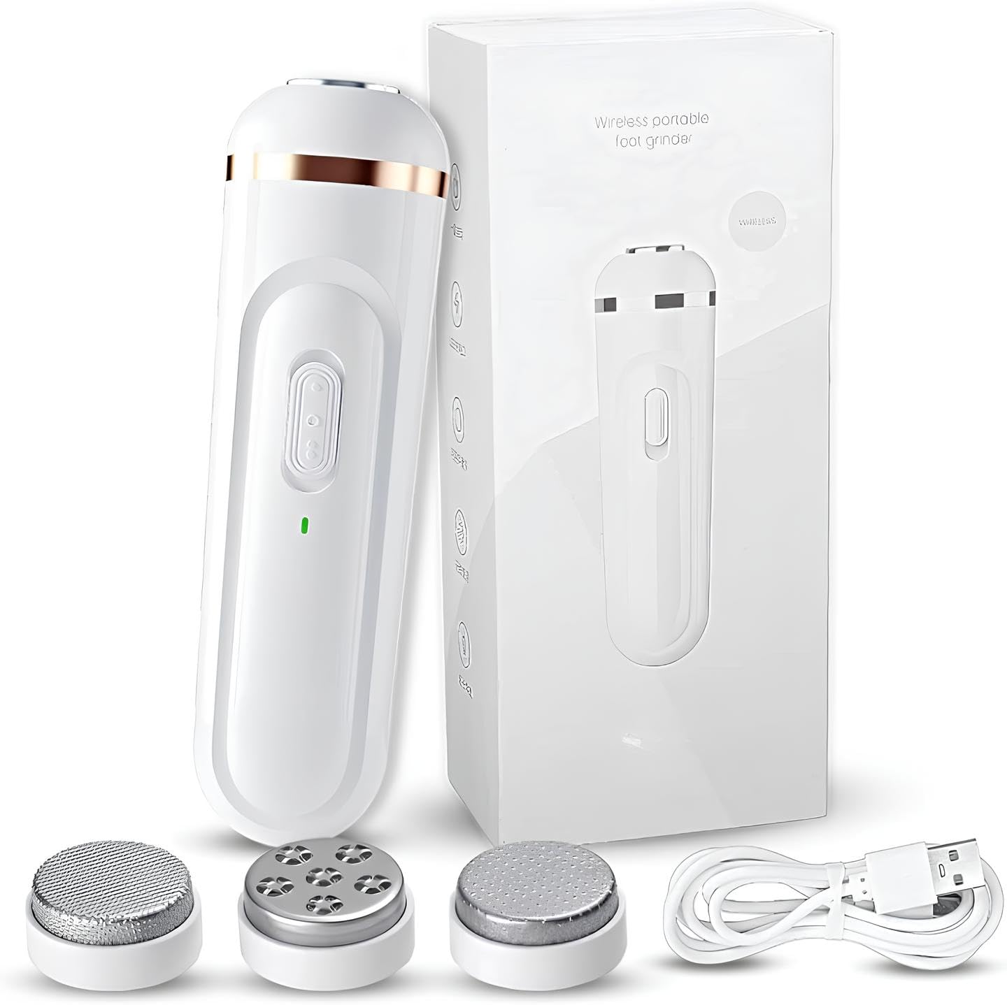 Electric Foot/Heel Scrubber & Callus Remover – Rechargeable
