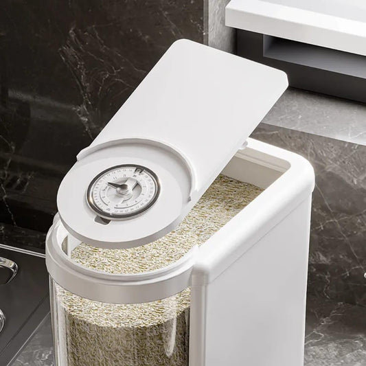 5L Airtight Automatic Rice Dispenser with Lid