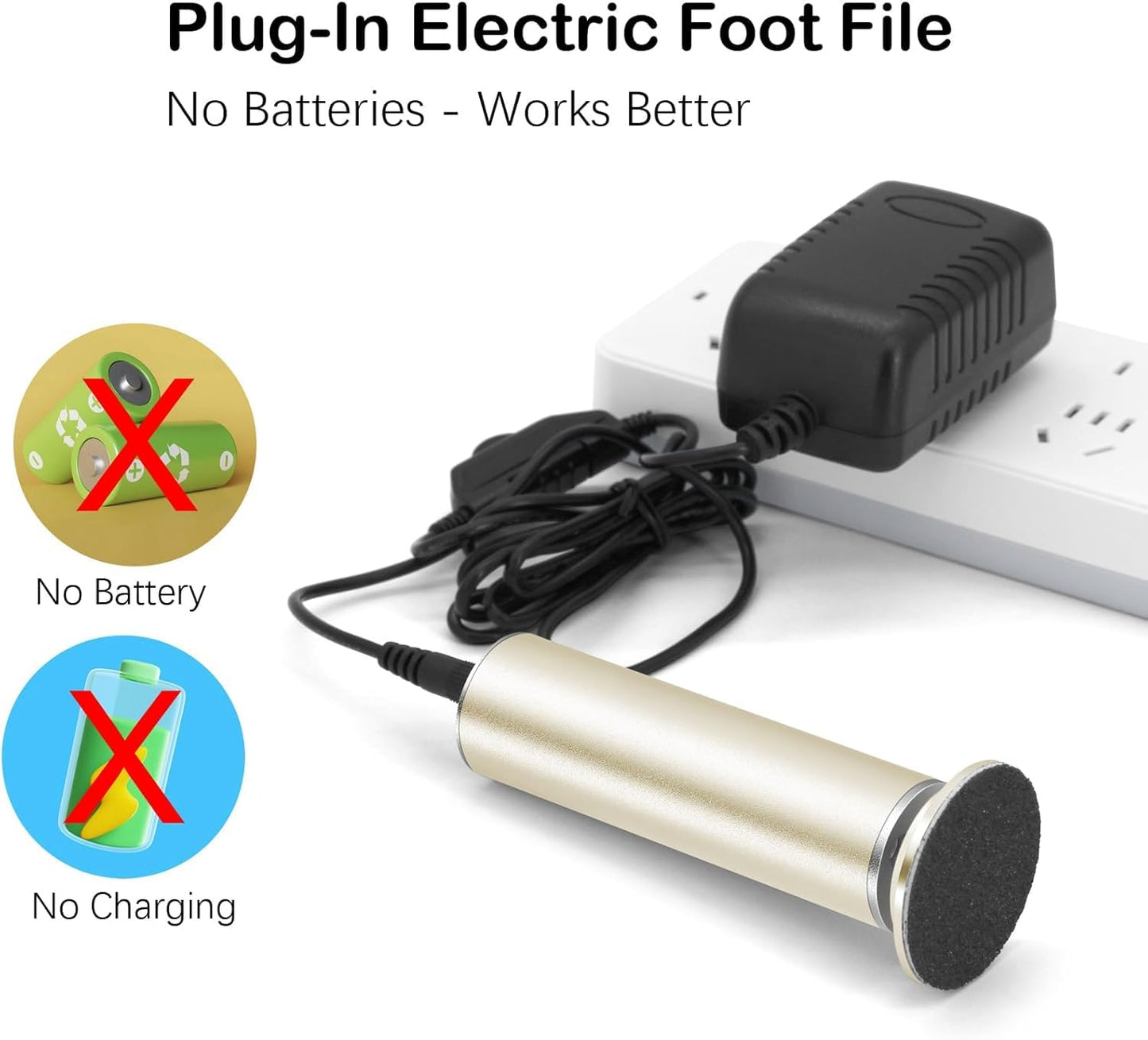 Electric Foot Scrubber For Dead Skin Remover