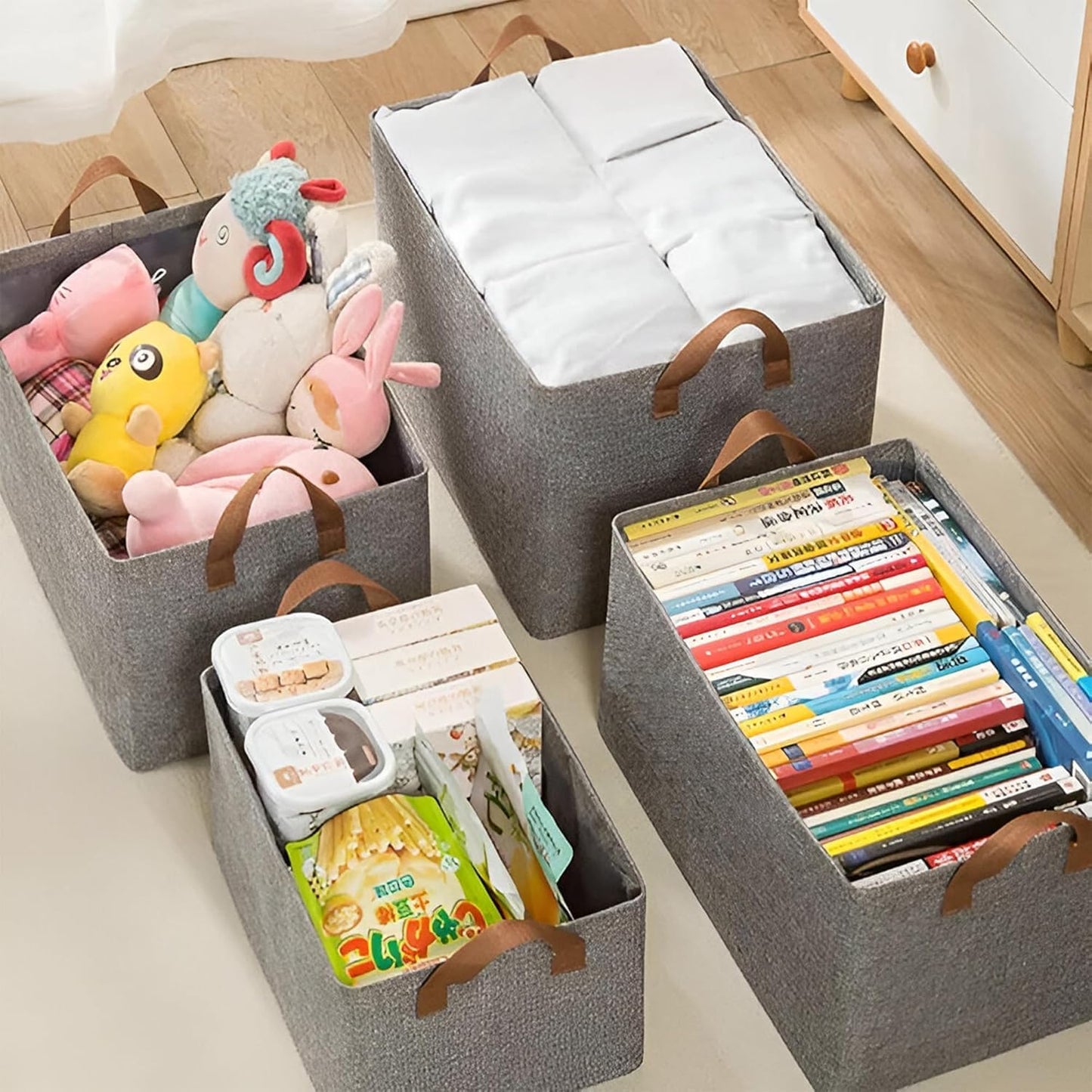 26L OPEN STORAGE BOX (PACK OF 2)