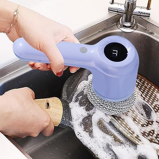 5-in-1 Electric Spin Scrubber Cleaning Brush