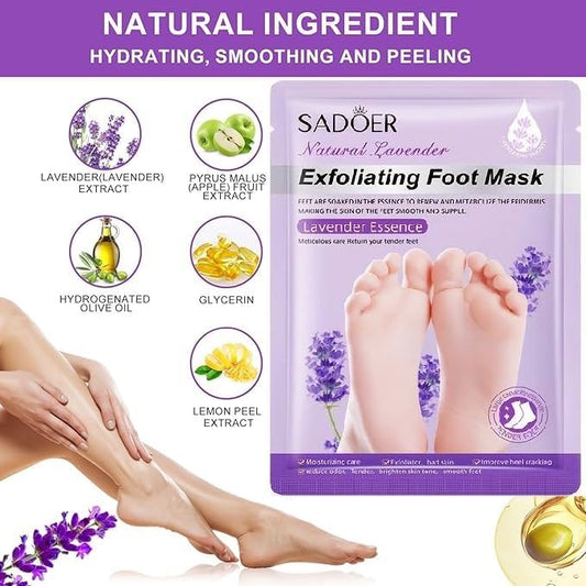 Peeling & Exfoliating Foot Mask for Baby Soft Feet Hydrates Feet Peeling Mask