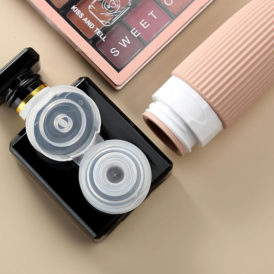 Silicone Travel Toiletry Bottles Set – 90ml (4 Pack)