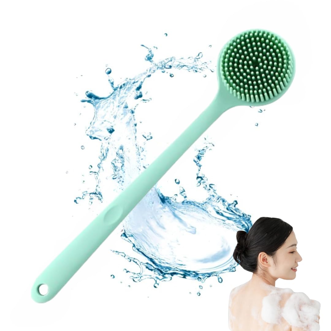 Long Handle Silicone Bath Body Brush Scrubber