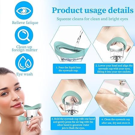 Silicone Eye Wash Cup – Reusable Eye Cleaner