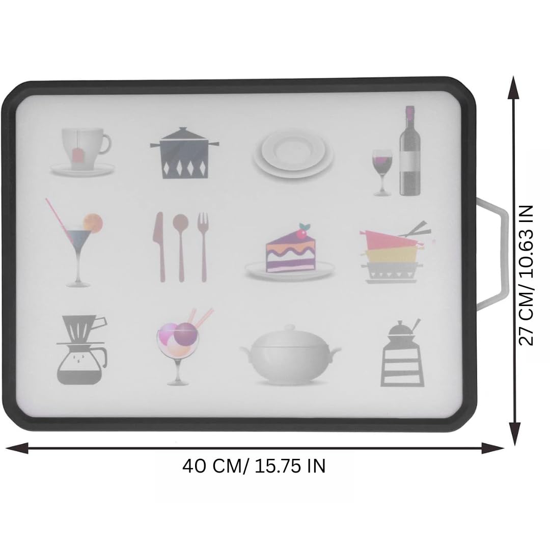 2 in 1 Stainless Steel and Plastic Cutting Board