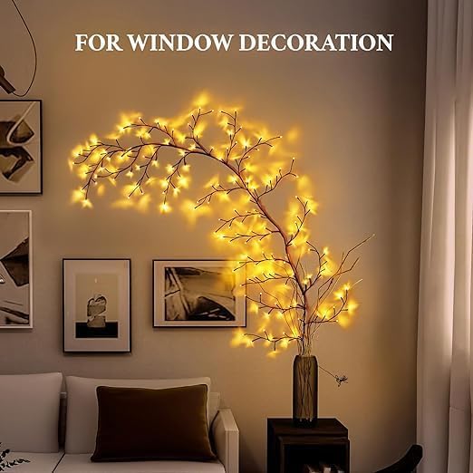 LED Willow Vine Lights with Remote Control