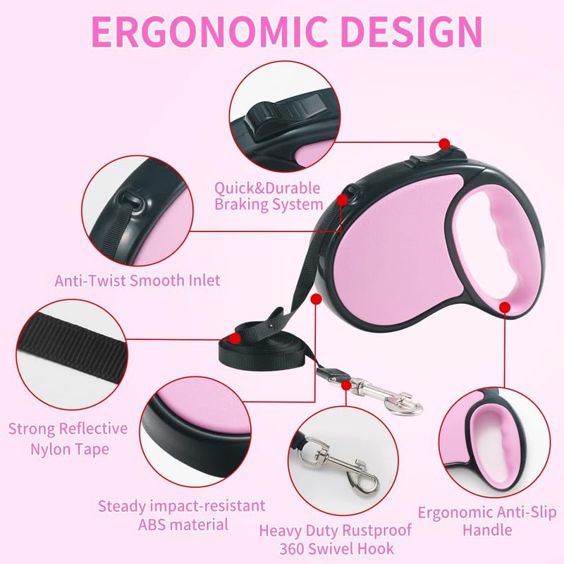 5M Retractable Smart Pet Leash