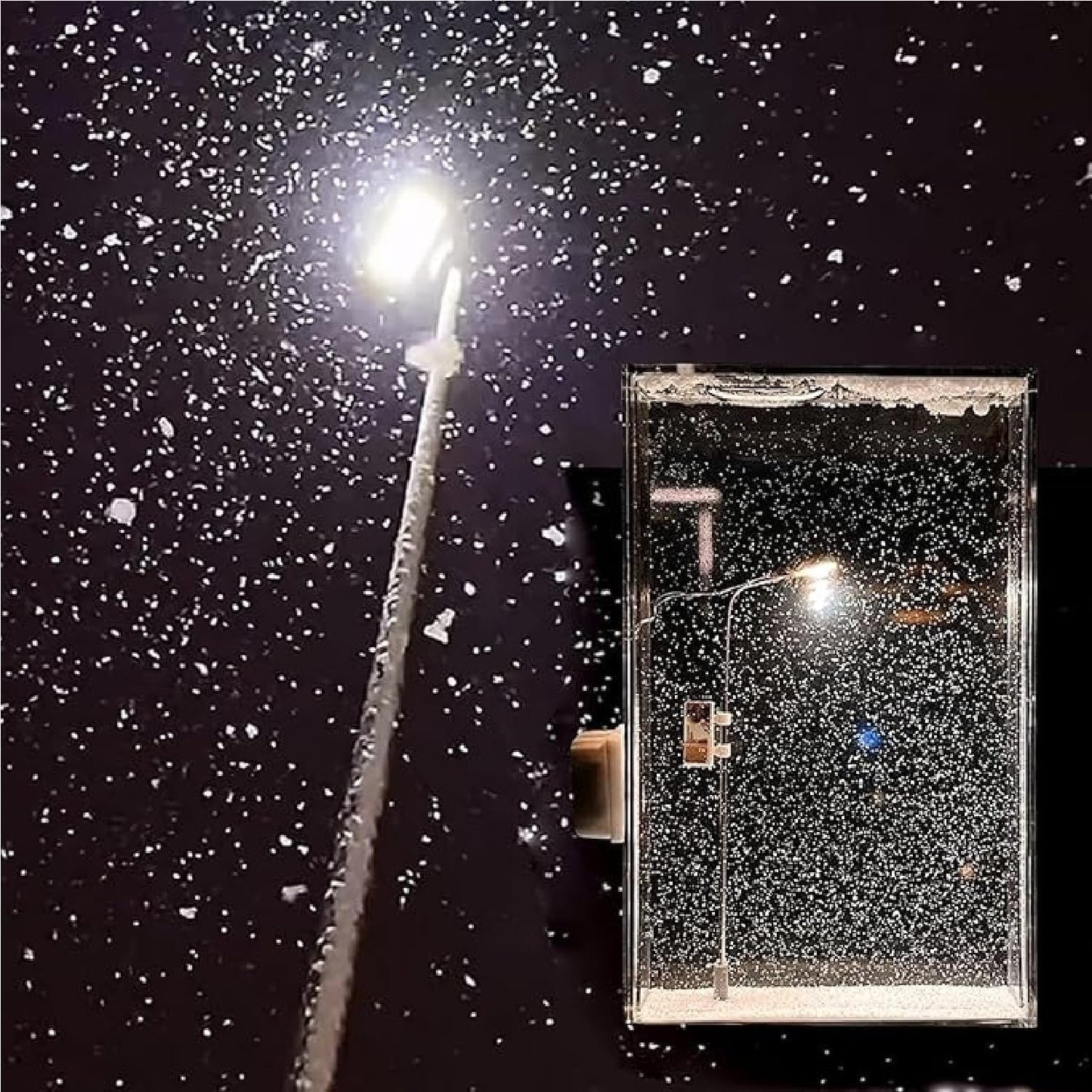 Snowflake Night Light Lamp for Winter Decor