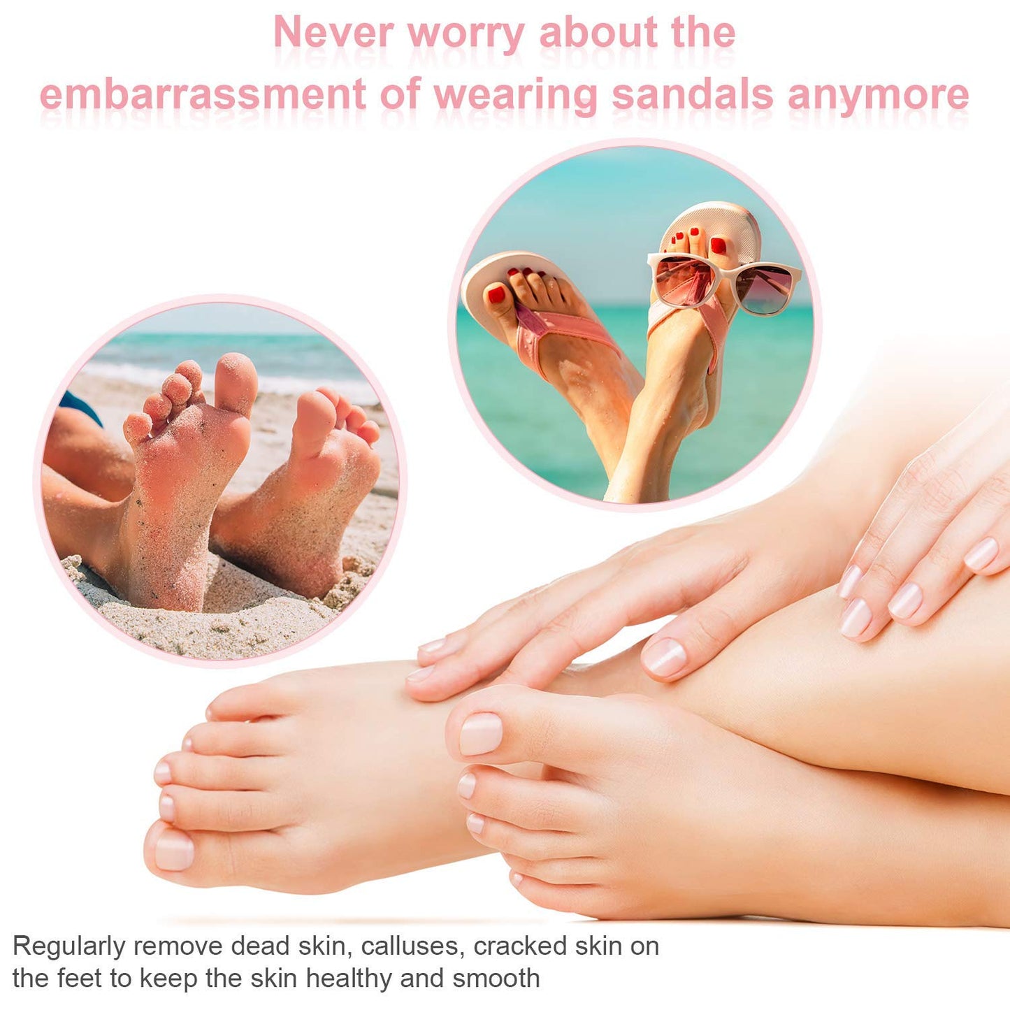 Electric Foot Scrubber For Dead Skin Remover