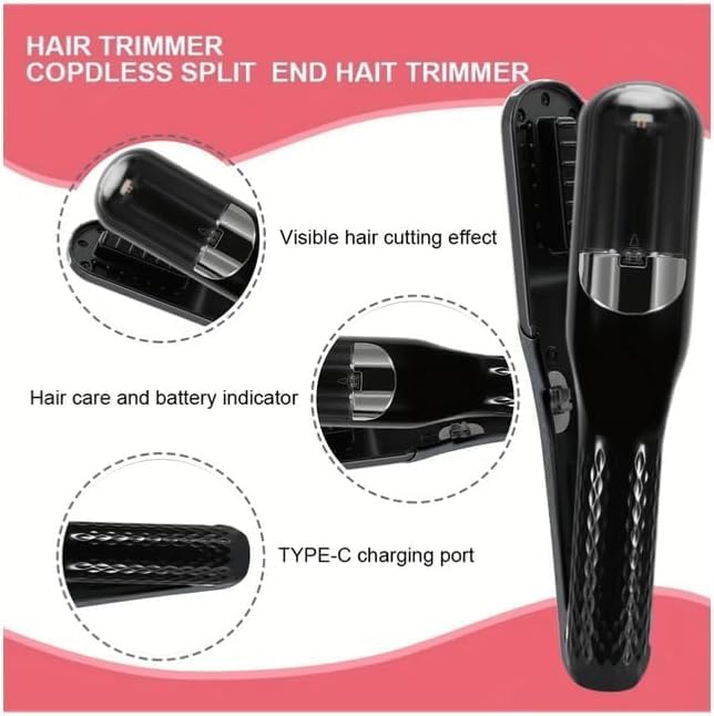 Rechargeable 2-in-1 Hair Split End Remover – Splitend Pro Cutter