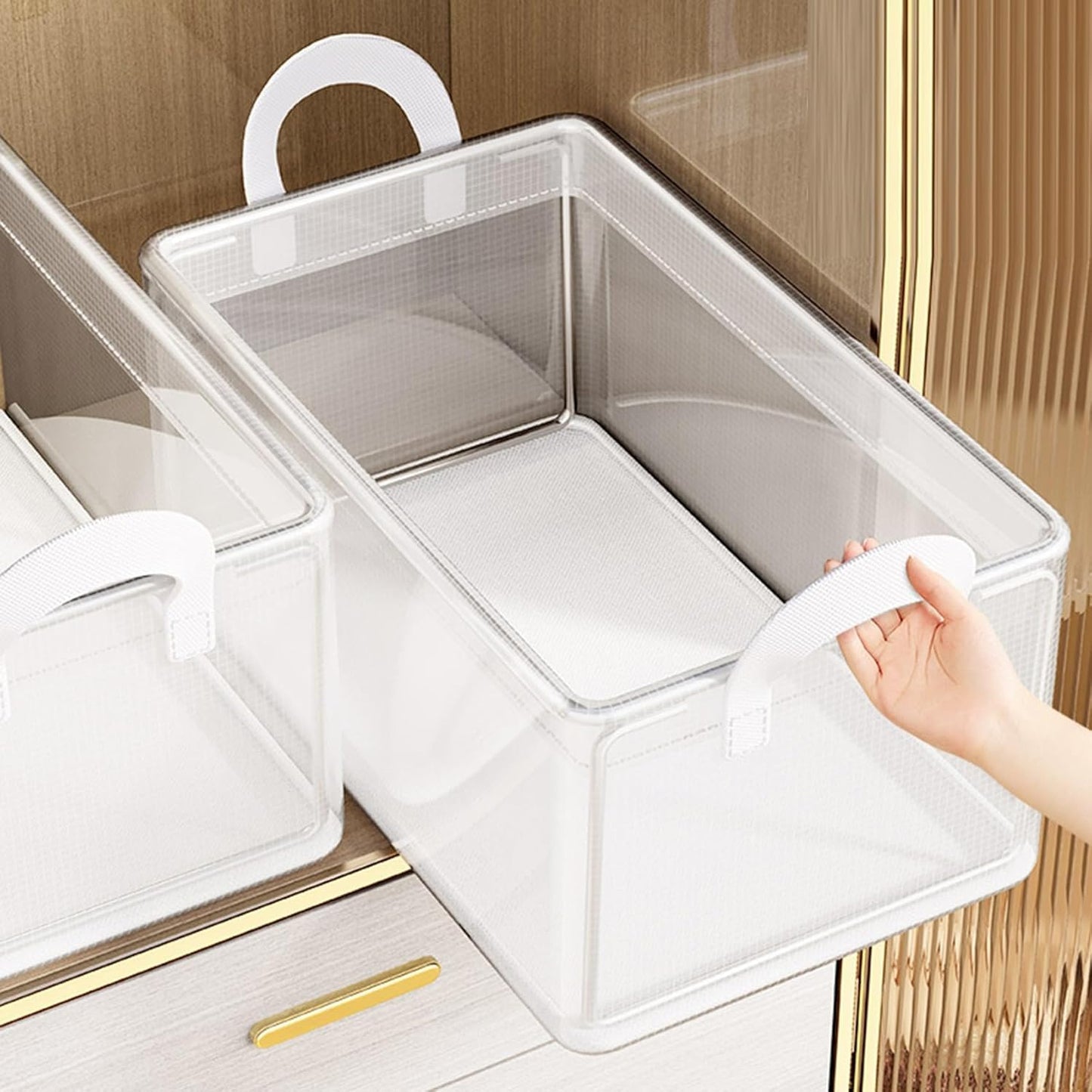 26L PVC TRANPARENT BASKET