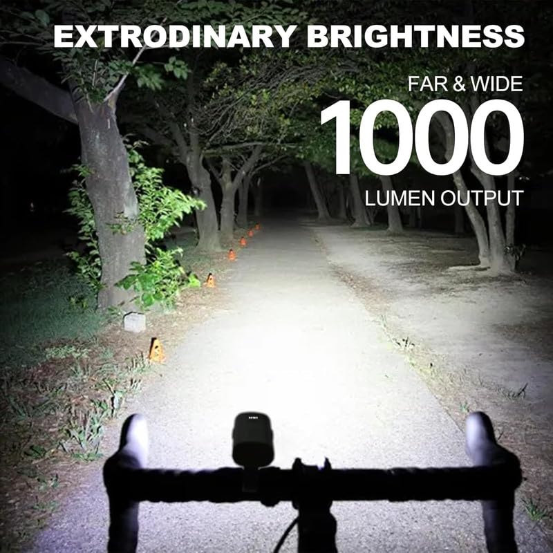 1000LM Rechargeable LED Bike & Cycle Light – Waterproof, Magnetic, Multi-Mode