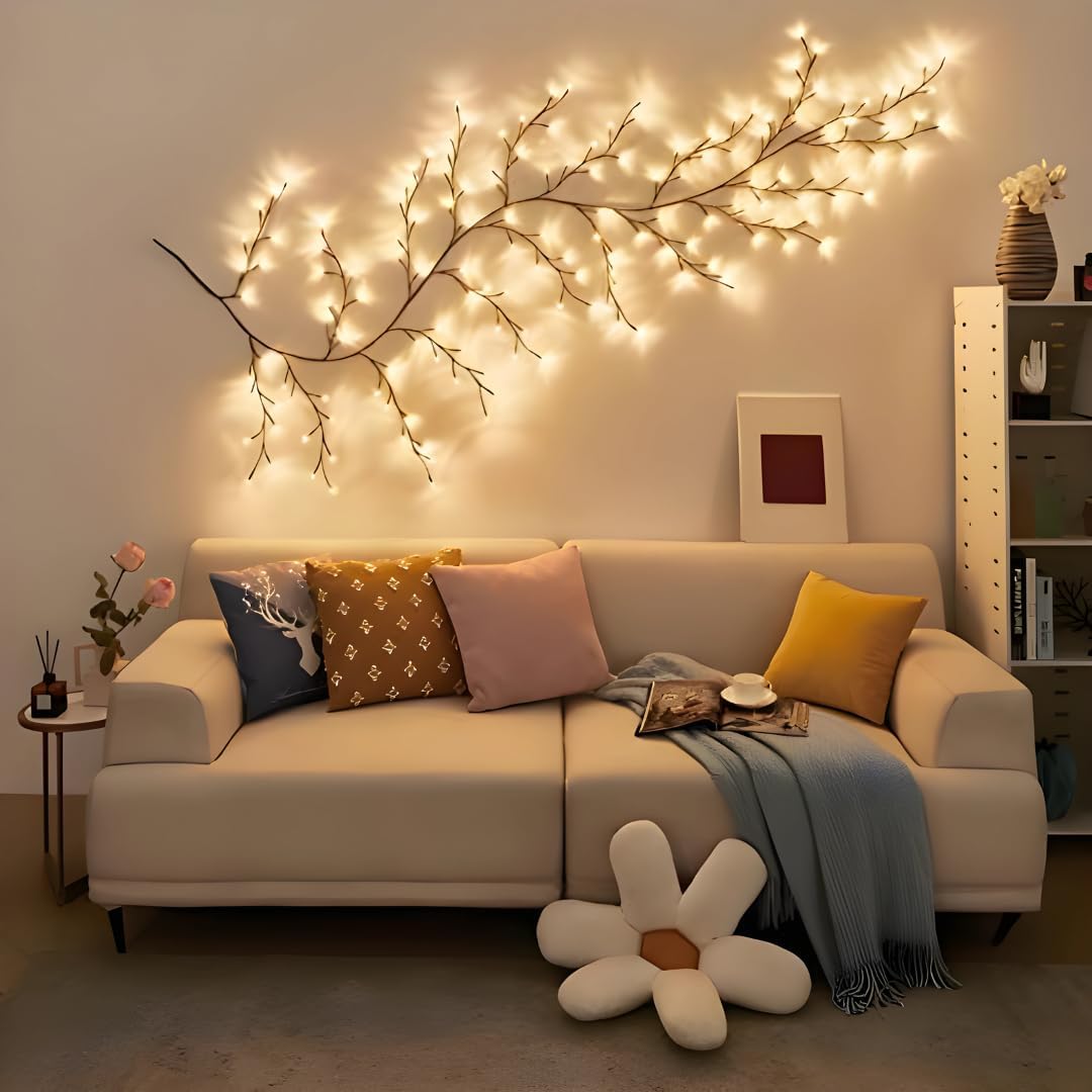 LED Willow Vine Lights with Remote Control