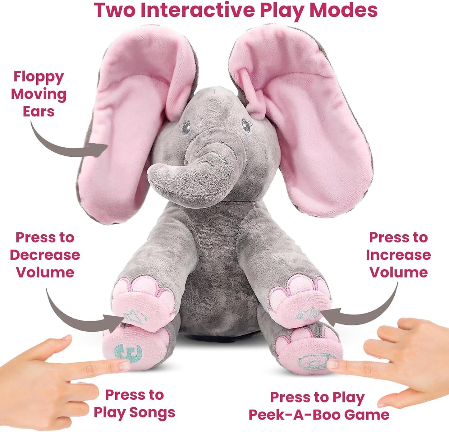 Peek A Boo Elephant Toy