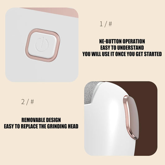 Electric callus remover for feet - Rechargeable Foot