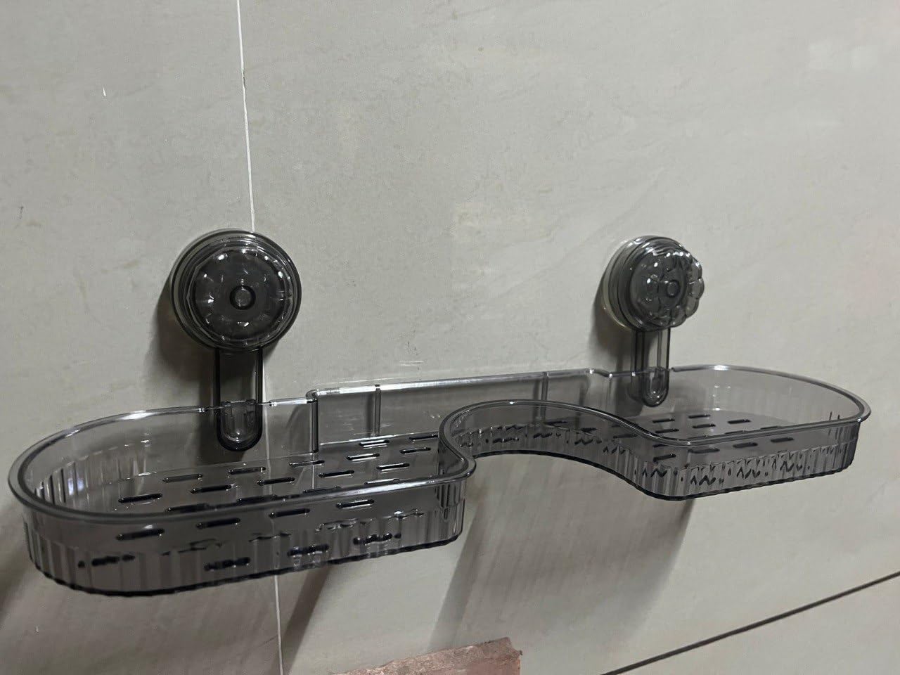 Wall-Mounted Bathroom Storage Rack β Waterproof Plastic Organizer