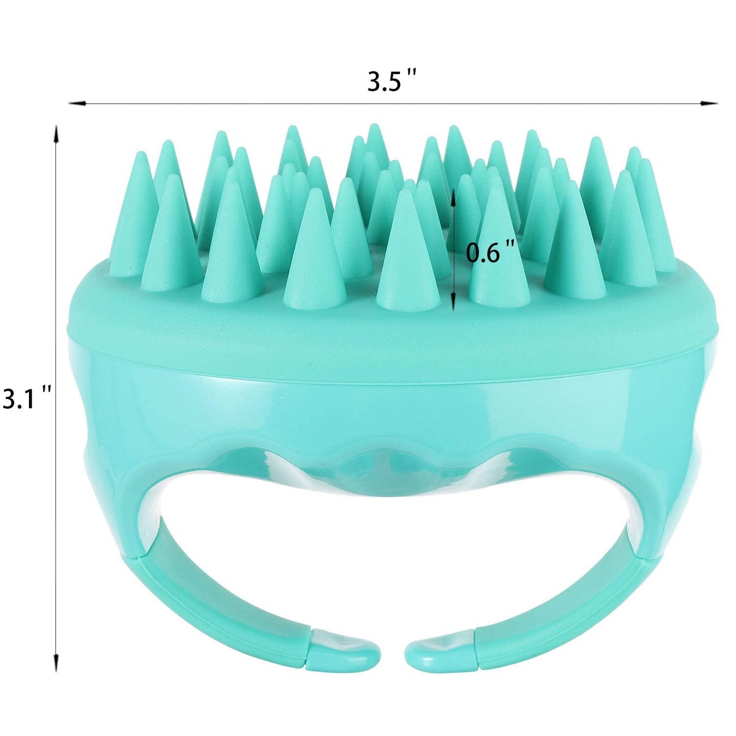 Silicone Hair Scalp Massager Shampoo Brush Scrubber