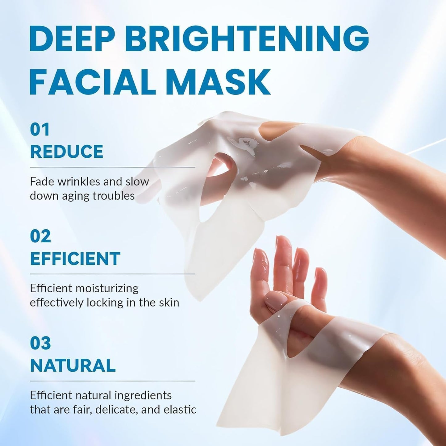 Bio-Collagen Face Mask Korean Glass Skin Deep Hydrating Pack of 1, 34g