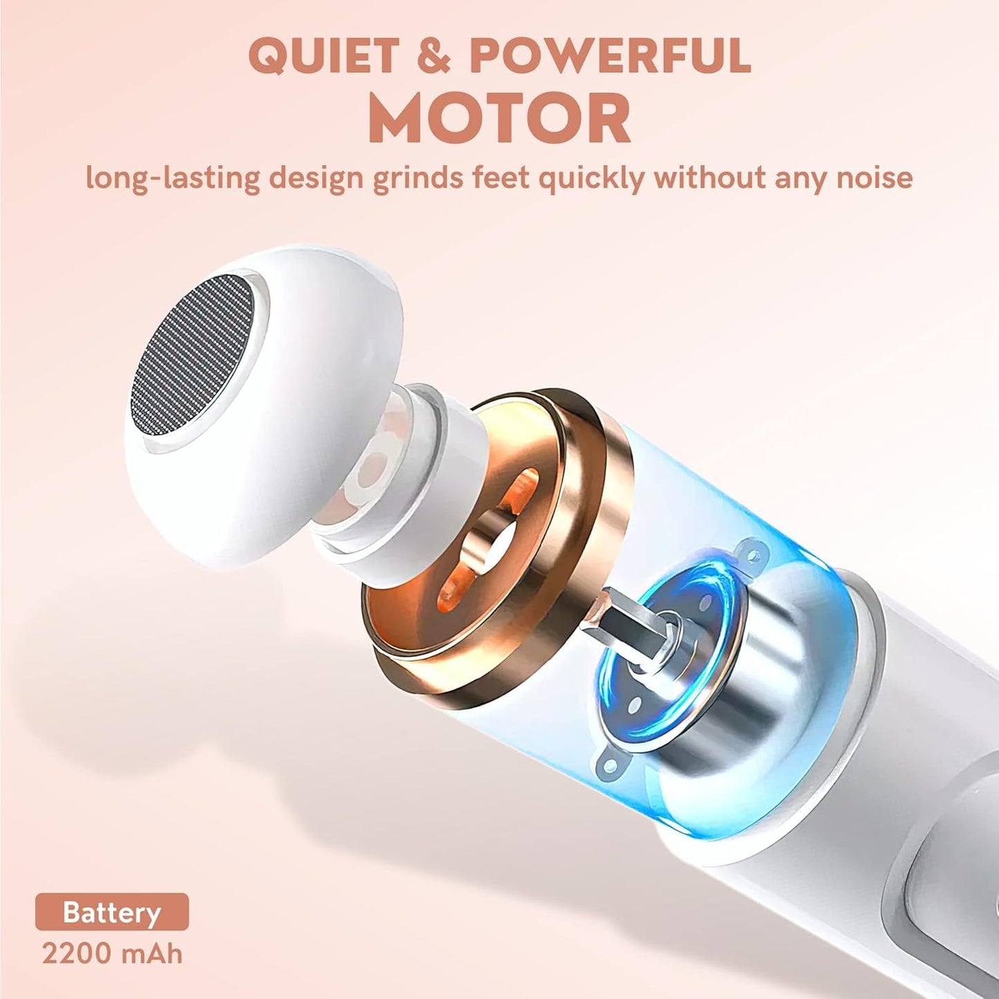 Electric Foot/Heel Scrubber & Callus Remover – Rechargeable