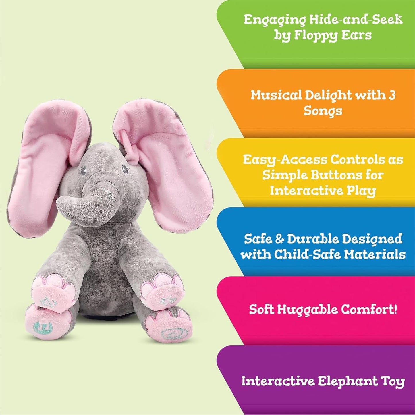 Peek A Boo Elephant Toy