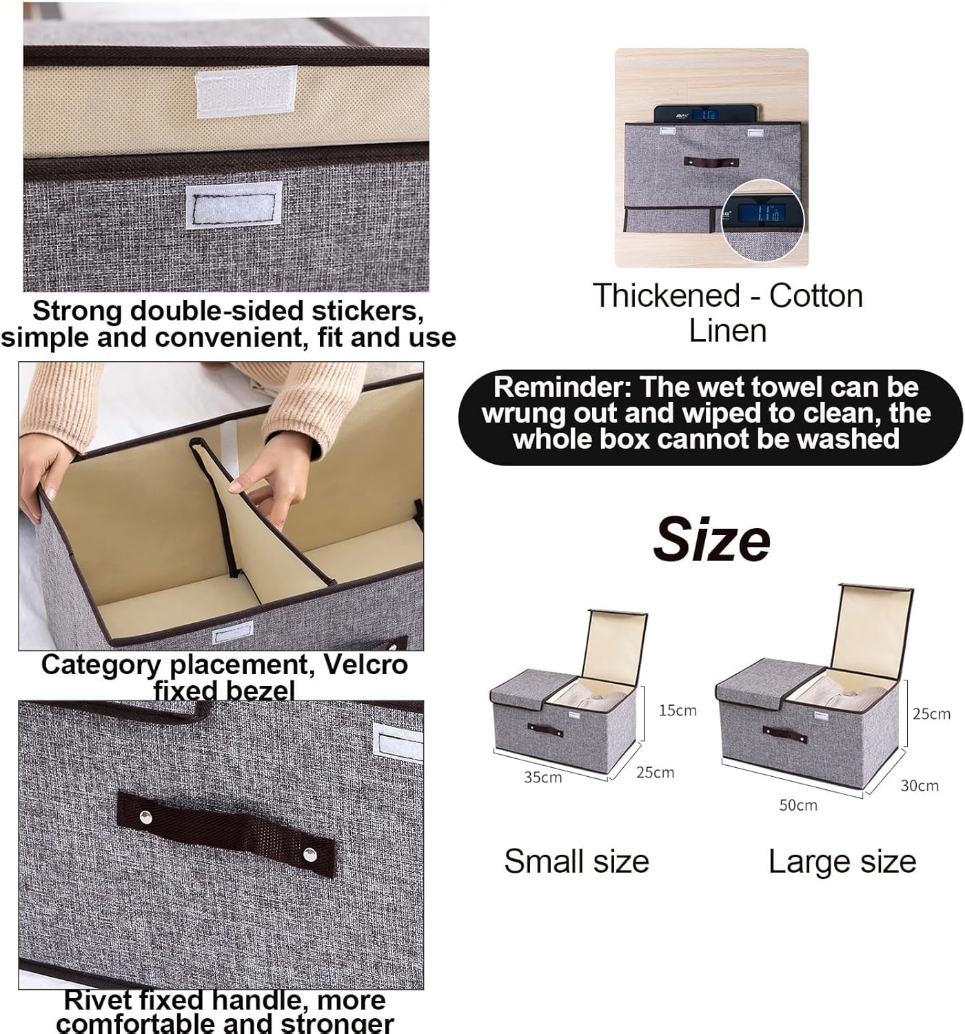 DOUBLE LID STORAGE (2 Pieces)