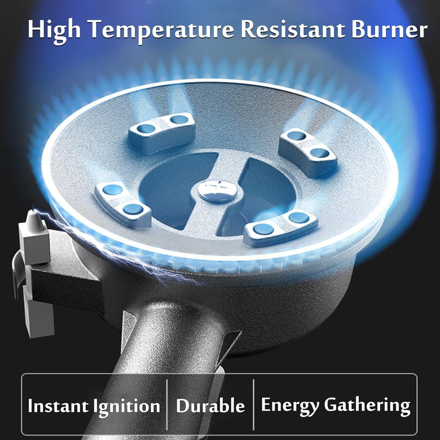 Portable Dual-Fuel Camping Stove with Carry Case