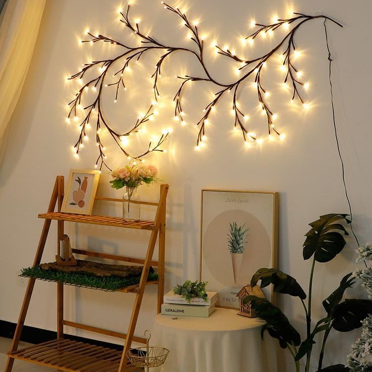 LED Willow Vine Lights with Remote Control