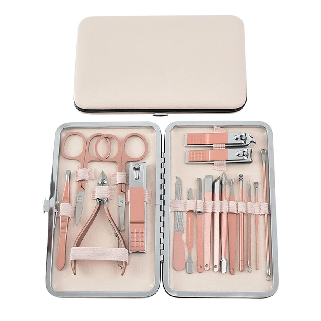 18 Pieces Stainless Steel Manicure Kit