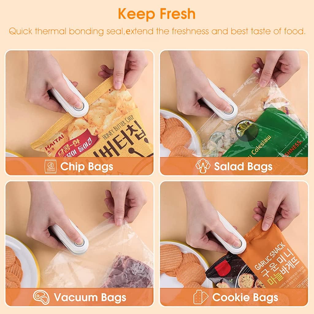 2-in-1 USB Mini Bag Sealer with Cutter