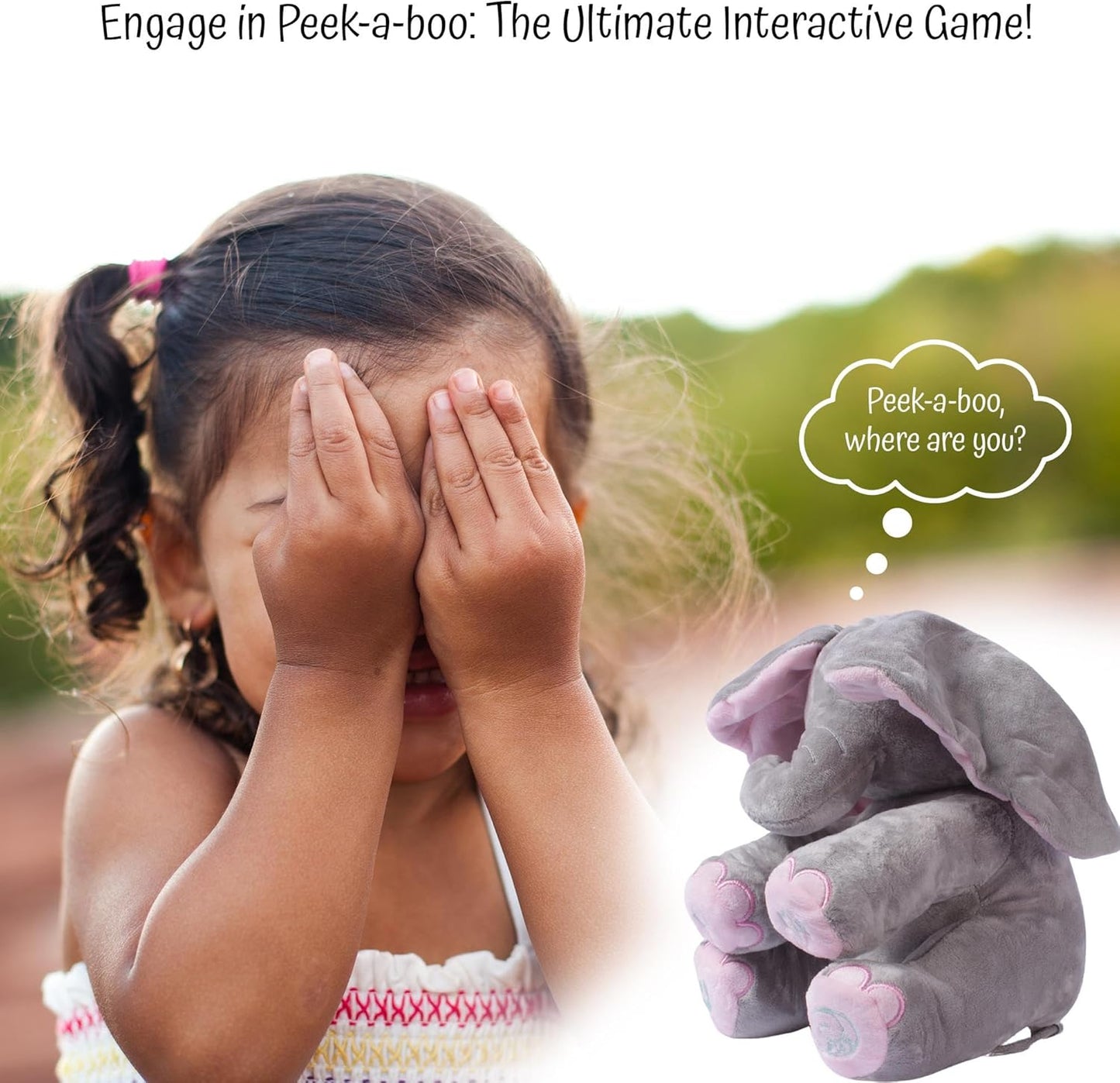 Peek A Boo Elephant Toy