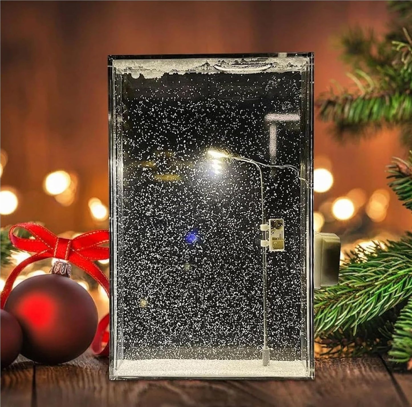 Snowflake Night Light Lamp for Winter Decor