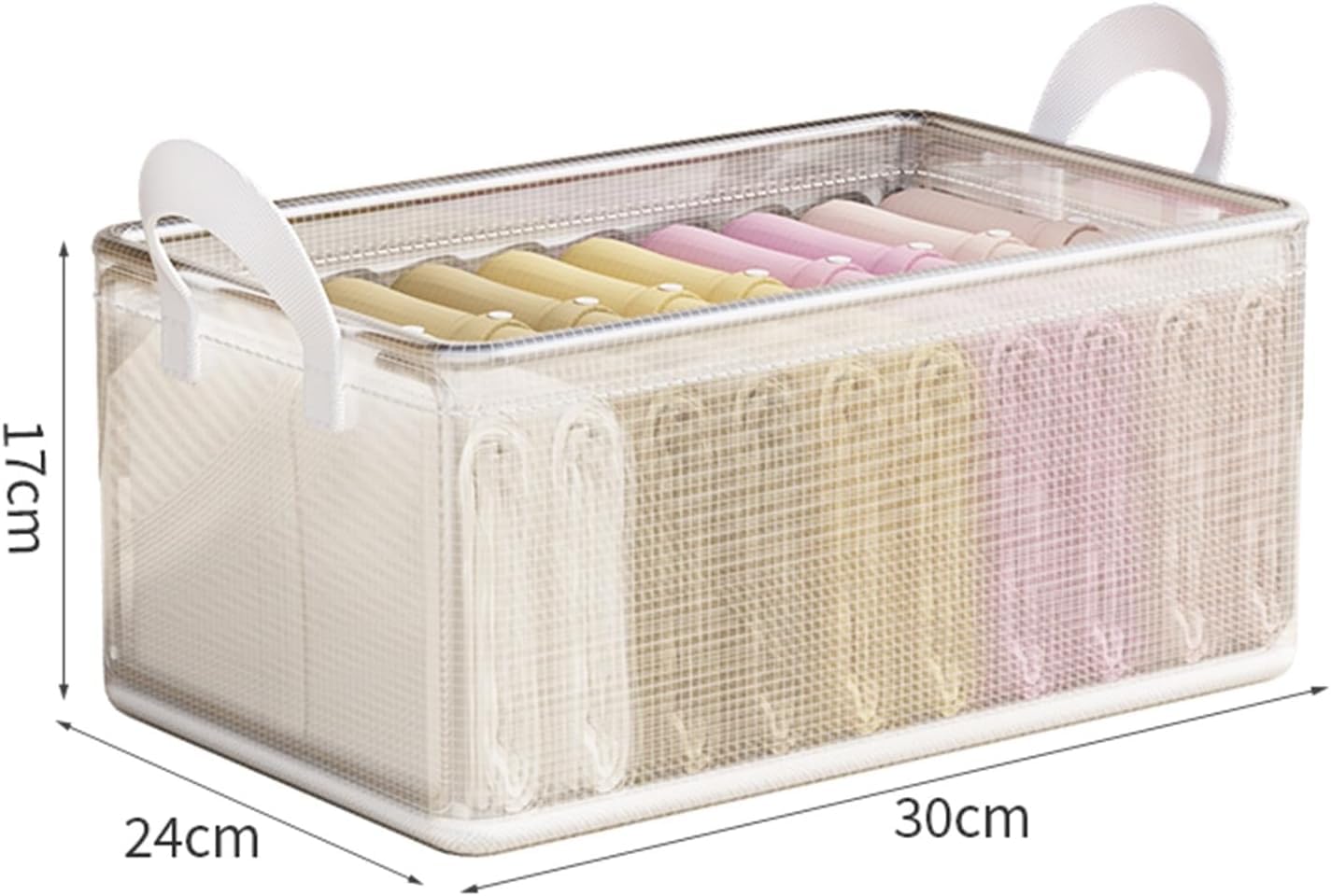 26L PVC TRANPARENT BASKET