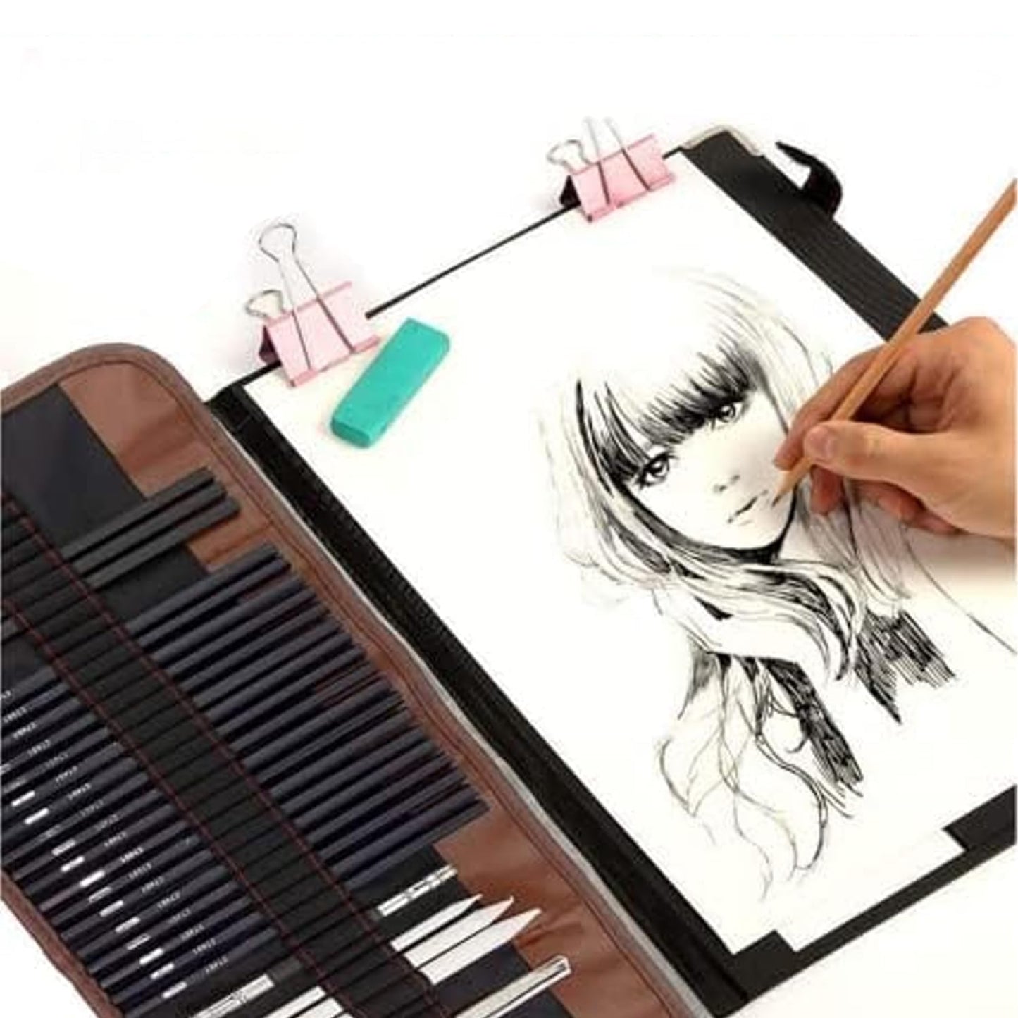 29-Piece Professional Sketching & Drawing Art Kit