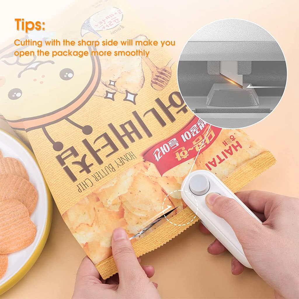 2-in-1 USB Mini Bag Sealer with Cutter