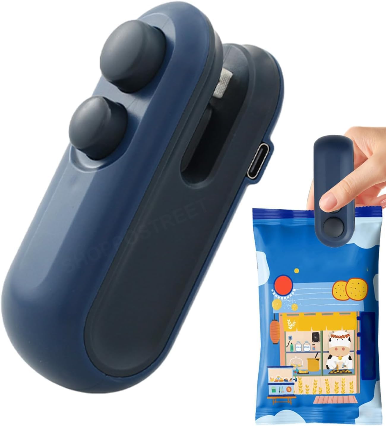 2-in-1 USB Mini Bag Sealer with Cutter