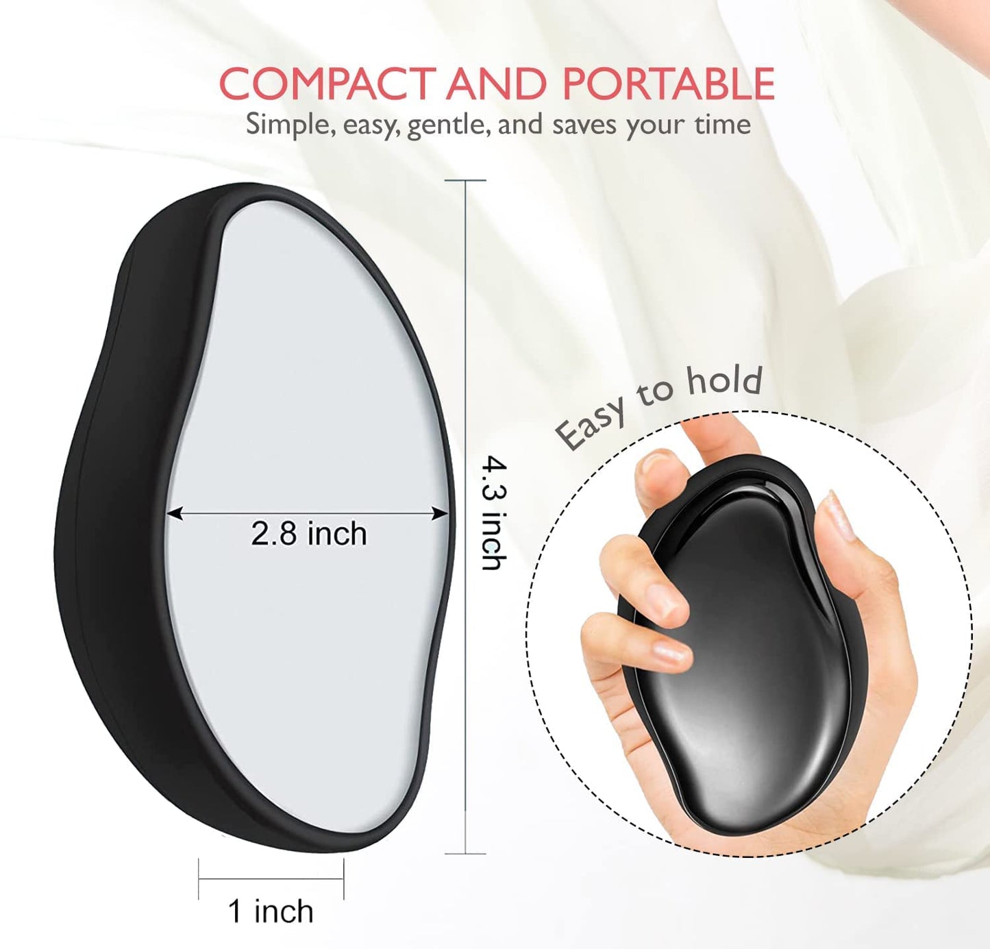 Reusable Crystal Hair Remover – Nano Glass Painless Hair Eraser