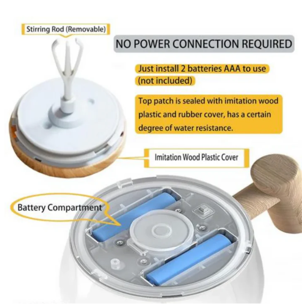 Electric Self-Stirring Coffee Mug