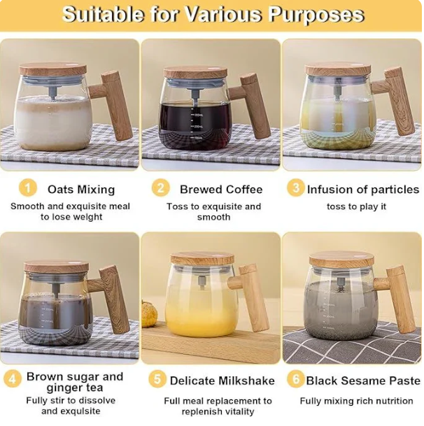 Electric Self-Stirring Coffee Mug