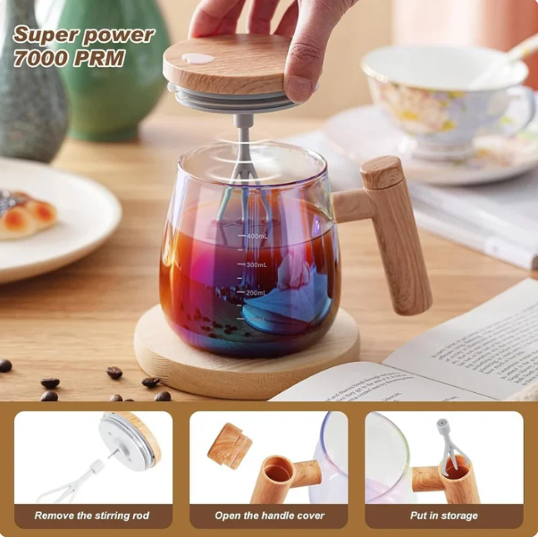 Electric Self-Stirring Coffee Mug