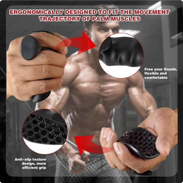 Weight Lifting Grips with Wrist Support β Anti-Slip Gym Gloves