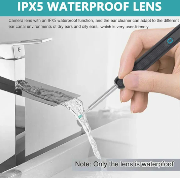 Ear Wax Cleaner Kit with HD WiFi Camera – Reusable Otoscope Tool