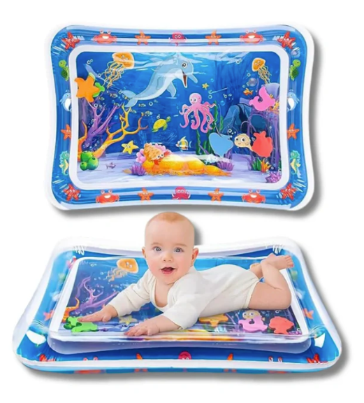 Tummy Time Water Play Mat – Sensory Play for Babies