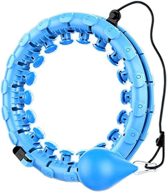 Adjustable Weighted Hula Hoop with Spinning Ball – Fitness Hoop