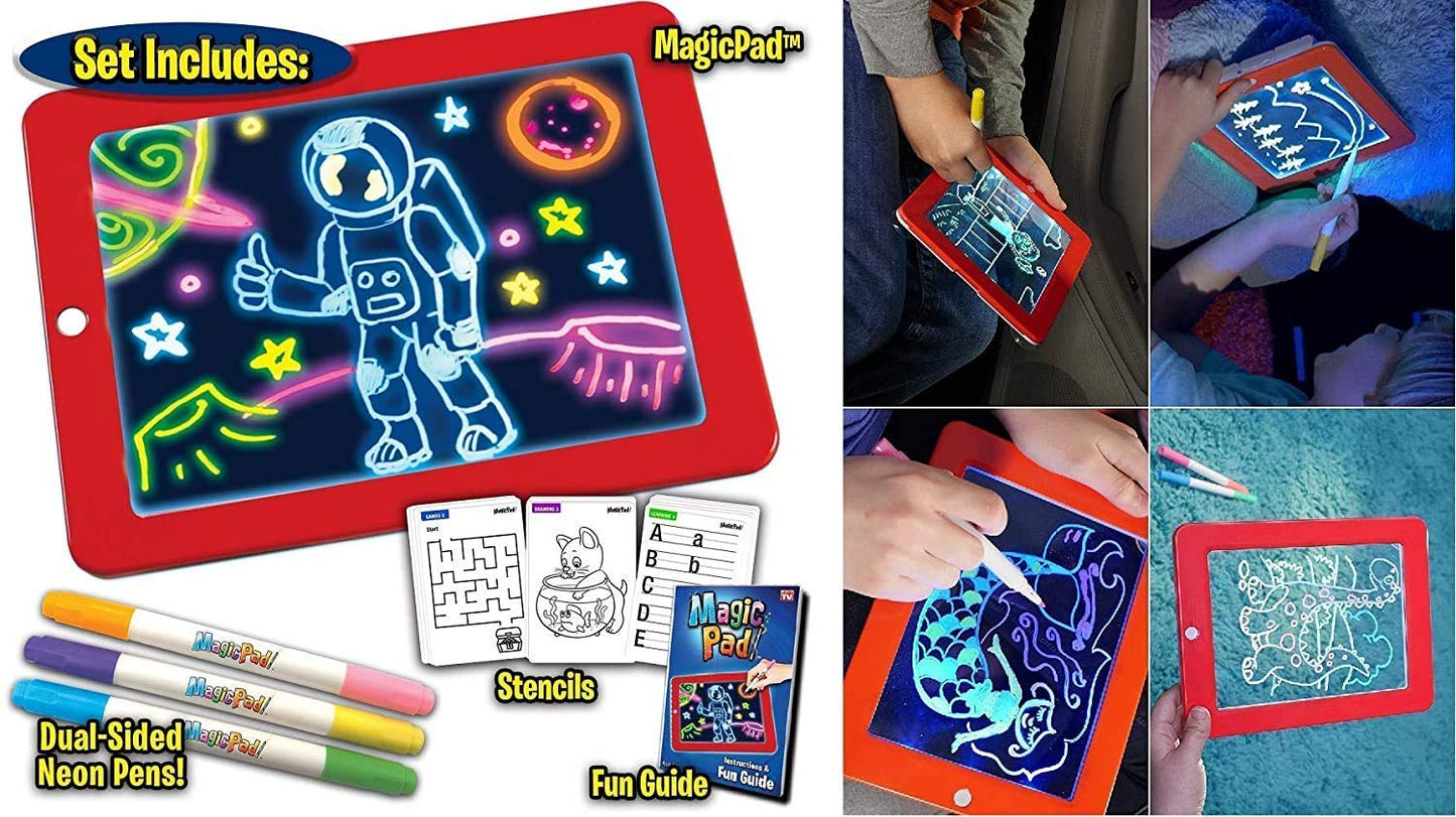 Magic LED Drawing Pad – Light-Up Sketch & Doodle Board